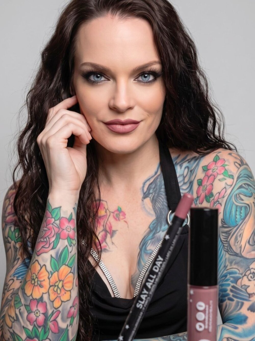 Lottie London ✦ Slay All Day Lip Kit ✦ Hun Longwear Liner & Matte Liquid NWT